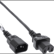 Inline 16811D tápkábel Fekete 5 M C14 csatlakozó C15 csatlakozó (16811D) kábel és adapter