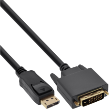 Inline 17112 video átalakító kábel 2 M DVI-D DisplayPort Fekete (17112) kábel és adapter