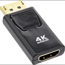 Inline 17198M csatlakozó átlakító DisplayPort male HDMI Fekete (17198M) kábel és adapter