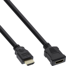 Inline 17631G 1 M HDMI A-típus (Standard) Fekete kábel és adapter