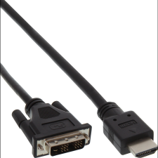 Inline 17659E video átalakító kábel 0,5 M HDMI DVI Fekete (17659E) kábel és adapter