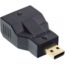 Inline 17690C csatlakozó átlakító Micro-HDMI D plug HDMI D Fekete (17690C) kábel és adapter