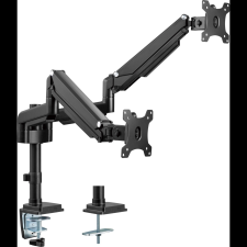 Inline 23160B asztali TV konzol 43,2 cm (17") Fekete (23160B) tv állvány és fali konzol