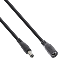 Inline 26902G tápkábel Fekete 2 M 5.5 x 2.5 mm (26902G) kábel és adapter