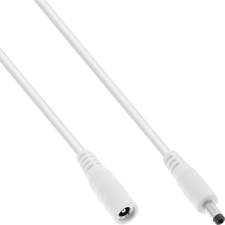 Inline 26905D tápkábel Fehér 5 M 4.0 x 1.7 mm (26905D) kábel és adapter