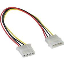 Inline 29650D tápkábel Többszínű 1 M (29650D) kábel és adapter