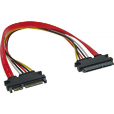 Inline 29652A SATA kábel 0,3 M Többszínű (29652A) kábel és adapter