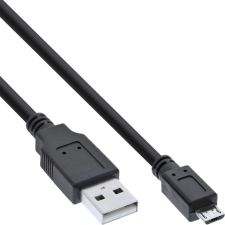 Inline 31710 1 M USB A Micro-USB B Fekete kábel és adapter