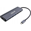 Inline 33278B hálózati csatlakozó USB C-típus 1000 Mbit/s Szürke (33278B)