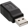 Inline 33443 csatlakozó átlakító USB 2.0 A male USB 2.0-B F Bézs (33443)