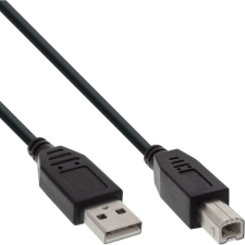 Inline 34511X USB kábel 1 M USB A USB B Fekete (34511X) kábel és adapter