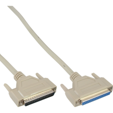 Inline 37137 soros kábel Bézs 1 M DB-37 (37137) kábel és adapter