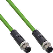 Inline 40303 kábel érzékelőhöz és működtető szervhez 3 M M12 Zöld (40303) kábel és adapter