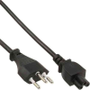 Inline 4043718021994 tápkábel Fekete 2 M SEV 1011 C5 csatlakozó (16656C)