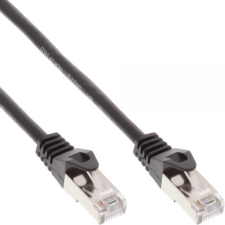 Inline 4043718123049 hálózati kábel Fekete 0,5 M Cat5e U/UTP (UTP) (71450S) kábel és adapter