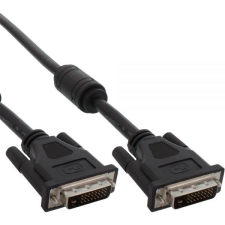 Inline 4043718177752 DVI kábel 5 M DVI-D Fekete (17775) kábel és adapter
