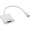 Inline 64102S video átalakító kábel 0,2 M USB C-típus DisplayPort Ezüst (64102S)