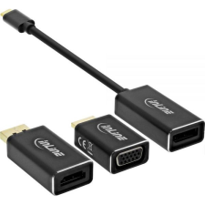 Inline 64109B video átalakító kábel 0,1 M Fekete (64109B) kábel és adapter