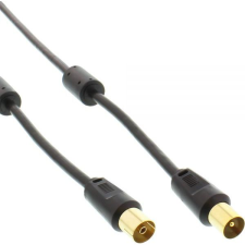 Inline 69402P koax kábel 2 M F-típusú Fekete (69402P) kábel és adapter