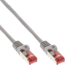 Inline 76411 hálózati kábel Szürke 1 M Cat6 S/FTP (S-STP) (76411) kábel és adapter