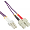 Inline 88639P InfiniBand és száloptikai kábel 20 M 2x LC 2x SC Lila (88639P)