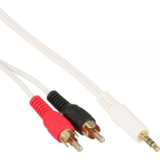 Inline 89934W audio kábel 1,5 M 3.5mm Fehér (89934W) kábel és adapter