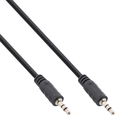 Inline 99936B audio kábel 5 M 3.5mm Fekete (99936B) kábel és adapter