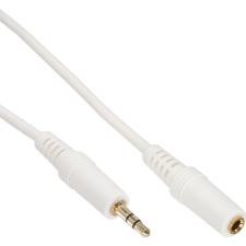 Inline 99937W audio kábel 10 M 3.5mm Fehér (99937W) kábel és adapter