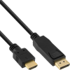 Inline B-17182 video átalakító kábel 2 M DisplayPort HDMI Fekete (B-17182)