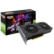 INNO3D GeForce RTX3060 8GB DDR6 Twin X2 OC (LHR) (N30602-08D6X-11902130) videókártya