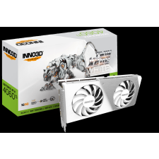 INNO3D GeForce RTX 4060 Ti 16GB GDDR6 Twin X2 OC White Videókártya (N406T2-16D6X-178055W) videókártya