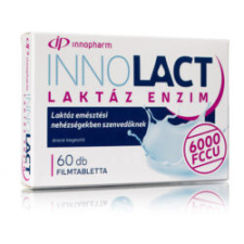 Innopharm Innolact Laktáz enzim filmtabletta 60 db vitamin és táplálékkiegészítő