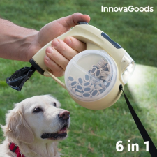 InnovaGoods 6 az 1-ben Visszahúzható Póráz Kutyáknak nyakörv, póráz, hám kutyáknak