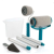 InnovaGoods Csepegésgátló Újratölthető Festékhenger Készlet 5 Darabos, ROLL&#039;N&#039;PAINT, Home Tools