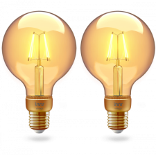 INNR LED lámpa , égő , INNR , izzószálas hatás , filament , 2 x E27 , G105 , 2 x 4.2 Watt ,... izzó
