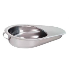Inox ágytál gyógyászati segédeszköz
