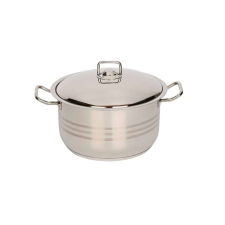 Inox magas lábas fedővel 54 liter edény