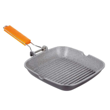 Inoxibar Inoxibar   Absolute Orange Range grill serpenyő, tapadásmentes bevonattal 24 cm edény