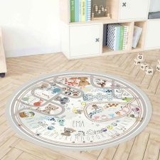 INSPIO Játszószőnyegek gyerekeknek - Játszószőnyeg gyerekszobába utacskákkal és macikkal (1020p) lakástextília