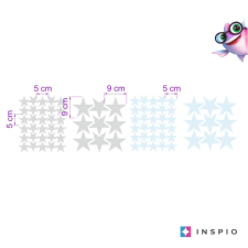 INSPIO Kék csillagok - falmatricák fiúknak (9553f) tapéta, díszléc és más dekoráció