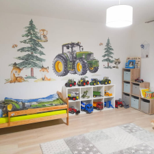 INSPIO Traktor falmatrica - Traktor faltetoválás N.1 - 65x95cm (3633f) tapéta, díszléc és más dekoráció