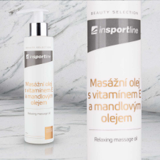Insportline Masszázsolaj inSPORTline E vitaminnak és mandulaolajjal 200 ml masszázskrémek, masszázsolajok