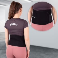 Insportline Neoprén deréköv inSPORTline Waistpire zsebbel fekete M gyógyászati segédeszköz