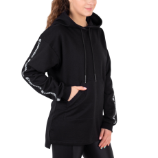 Insportline Női kapucnis felső inSPORTline Overhoodie fekete S