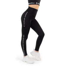 Insportline Női leggings inSPORTline Highwaist fekete XL meghosszabbított női nadrág