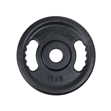 Insportline Öntöttvas olimpiai súlytárcsa inSPORTline Castblack OL 10 kg súlytárcsa