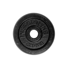 Insportline Öntöttvas súlyzótárcsa inSPORTline Castblack 1,25 kg súlytárcsa