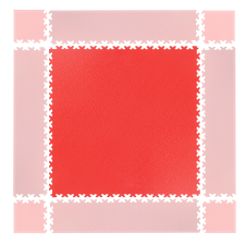 Insportline Puzzle fitness szőnyeg inSPORTline Simple piros tornaszőnyeg