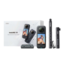Insta360 X3 Akciókamera Creator Kit - Fekete sportkamera