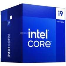 Intel Core I9-14900 (24 Cores, 36M Cache, 2.4 up to 6.00 GHz, FCLGA1700) Dobozos, hűtéssel (BX8071514900) processzor